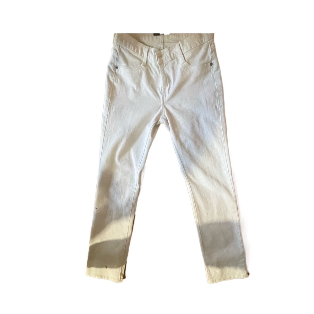James Jeans “Hunter Frost White” straight jeans